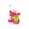 ETA | Toothbrush with water cup and holder | Sonetic  ETA129490070 | Battery operated | For kids | Number of brush heads included 2 | Number of teeth brushing modes 2 | Pink