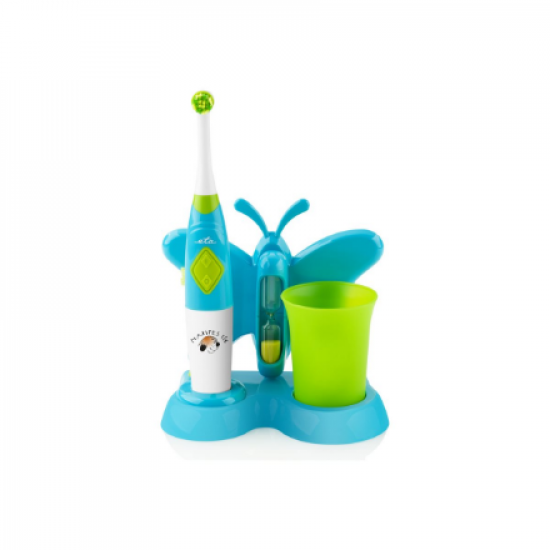 ETA | Toothbrush with water cup and holder | Sonetic  ETA129490080 | Battery operated | For kids | Number of brush heads included 2 | Number of teeth brushing modes 2 | Blue