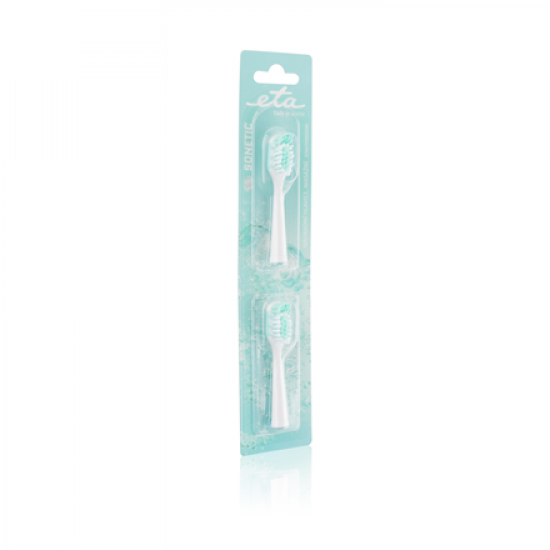 ETA | Toothbrush replacement  for ETA0709 | Heads | For adults | Number of brush heads included 2 | Number of teeth brushing modes Does not apply | White