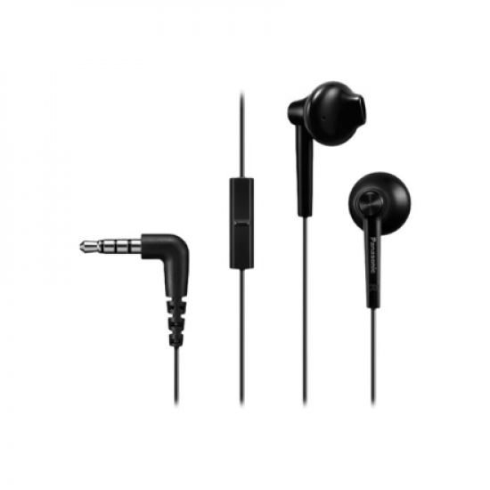 Panasonic | Headphones | RP-TCM55E-K | Wired | In-ear | Microphone | Black