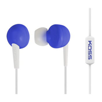 Koss | Headphones | KEB6iB | Wired | In-ear | Microphone | Blue