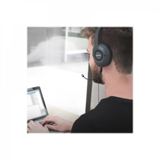 Koss | Headphones | SB42 USB | Wired | On-Ear | Microphone | Black/Grey