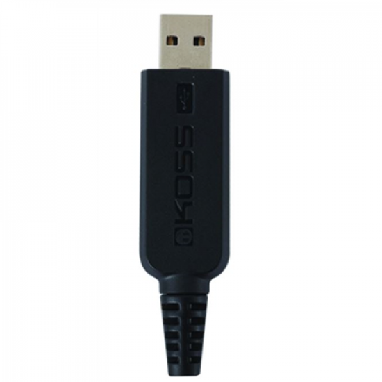 Koss | Headphones | CS95 USB | Wired | On-Ear | Microphone | Black/Gold