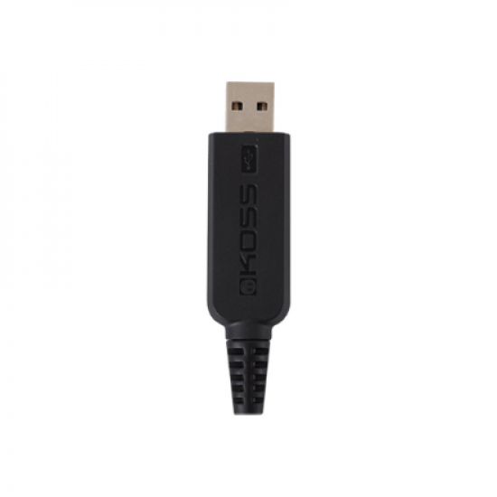 Koss | Headphones | CS95 USB | Wired | On-Ear | Microphone | Black/Gold