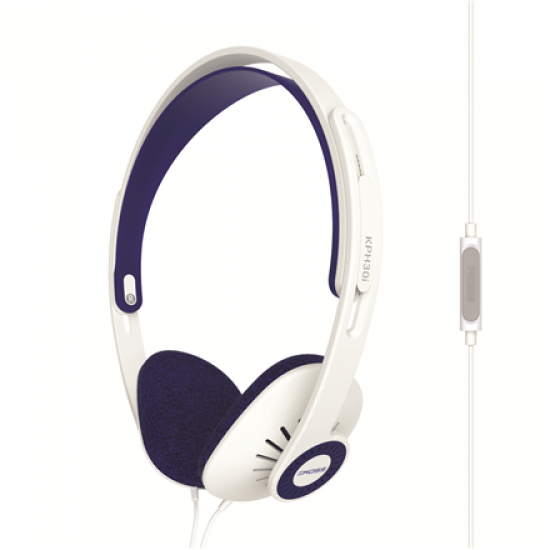 Koss | Headphones | KPH30iW | Wired | On-Ear | Microphone | White