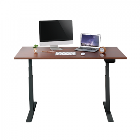 LogiLink EO0001 Sit-Stand Desk Frame, dual motor, black | Logilink