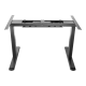 LogiLink EO0001 Sit-Stand Desk Frame, dual motor, black | Logilink