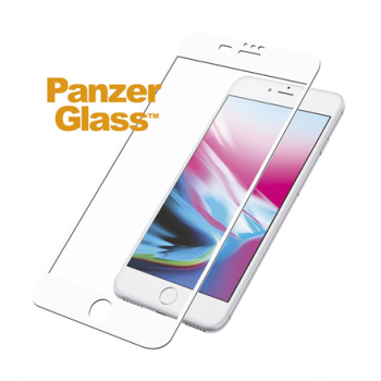 PanzerGlass | 2621 Casefriendly | Screen protector | Apple | iPhone 6/6s/7/8 Plus | Tempered glass | Transparent/White | Original PanzerGlass™ tempered glass screen protector/Crystal Clear/Full frame coverage/Oleophobic layer (antibacterial + anti-fingerp