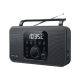 Muse | Radio | M-091R | Alarm function | AUX in | Black