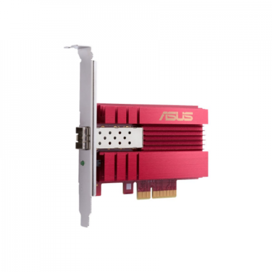 Asus | XG-C100F 10G PCIe Network Adapter; SFP+ port for Optical Fiber Transmission and DAC cable | 10/100/1000/10000 Mbit/s