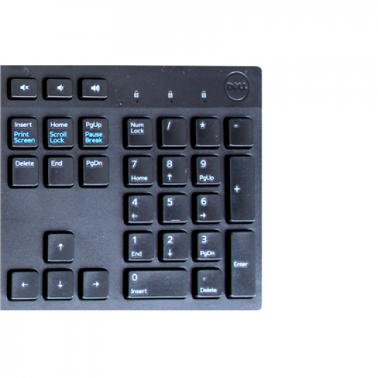 Dell | KB216 | Multimedia | Wired | US | Black | Lithuanian | Numeric keypad
