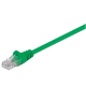 Goobay | CAT 5e patch cable, U/UTP | 68338 | Green RJ45 male (8P8C) | RJ45 male (8P8C)