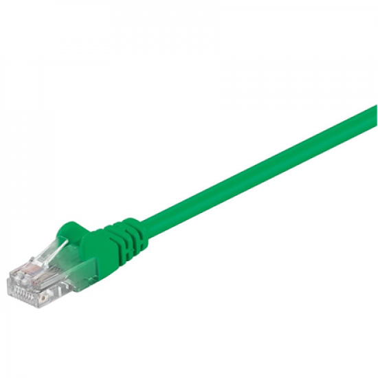 Goobay | CAT 5e patch cable, U/UTP | 68338 | Green RJ45 male (8P8C) | RJ45 male (8P8C)