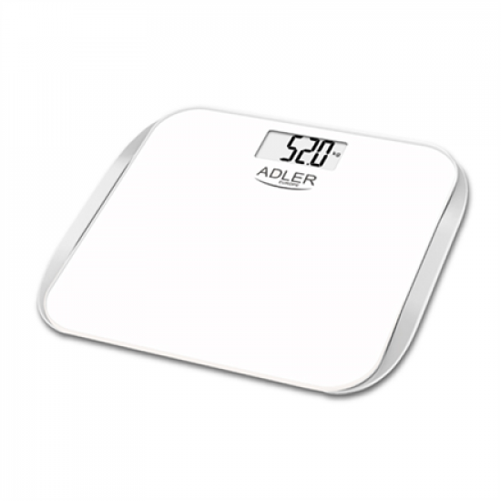 Adler | Bathroom scales | AD 8164 | Maximum weight (capacity) 180 kg | Accuracy 100 g | White