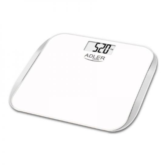 Adler | Bathroom scales | AD 8164 | Maximum weight (capacity) 180 kg | Accuracy 100 g | White