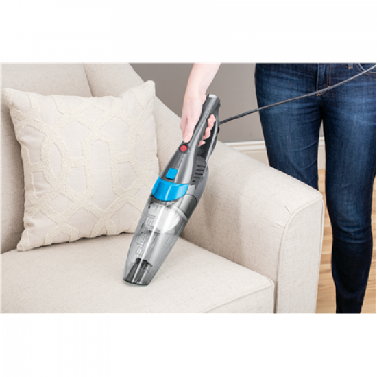 Bissell | Vacuum Cleaner | Featherweight Pro Eco | Corded operating | Handstick and Handheld | 450 W | - V | Operating radius 6 m | Blue/Titanium | Warranty 24 month(s) | Battery warranty 24 month(s)