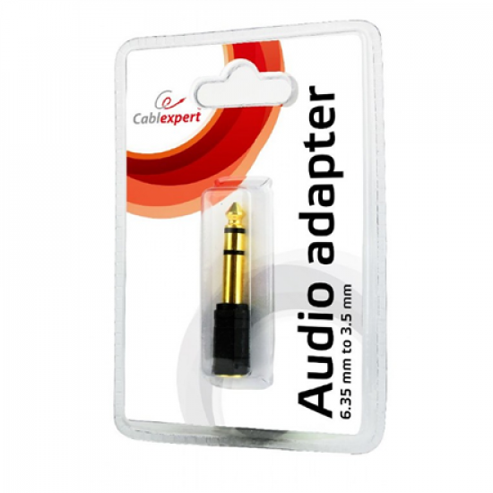 Cablexpert | 6.35 mm to 3.5 mm stereo audio adapter plug | A-6.35M-3.5F | 6.35 mm (M) | 3.5 mm (F)