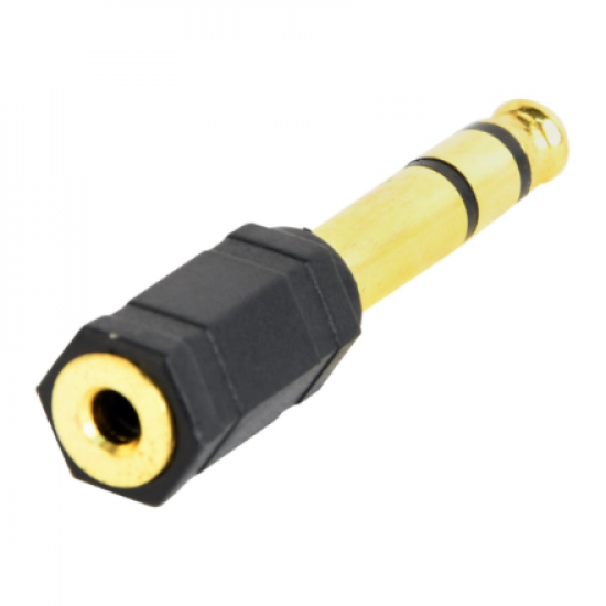 Cablexpert | 6.35 mm to 3.5 mm stereo audio adapter plug | A-6.35M-3.5F | 6.35 mm (M) | 3.5 mm (F)