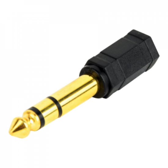 Cablexpert | 6.35 mm to 3.5 mm stereo audio adapter plug | A-6.35M-3.5F | 6.35 mm (M) | 3.5 mm (F)