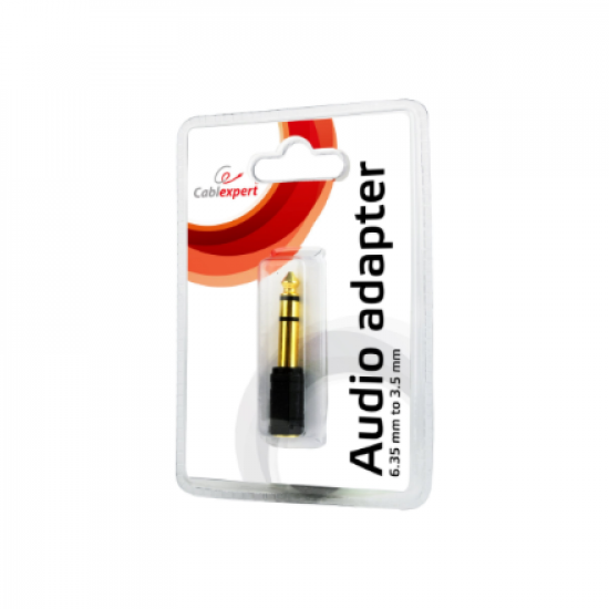 Cablexpert | 6.35 mm to 3.5 mm stereo audio adapter plug | A-6.35M-3.5F | 6.35 mm (M) | 3.5 mm (F)