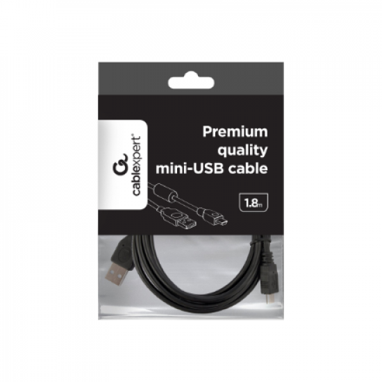Cablexpert | Premium quality mini-USB cable CCF-USB2-AM5P-6