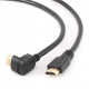 Cablexpert | HDMI High speed 90 degrees male to straight male connectors cable, 19 pins gold-plated connectors | CC-HDMI490-6 | HDMI 19pin male | HDMI 90 degrees male | 1.8 m
