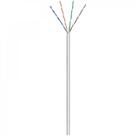 Goobay | 93885 | CAT 6 network cable, U/UTP, grey, 305 m