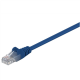 Goobay | 68385 | CAT 5e patch cable, U/UTP, blue, 7.5 m