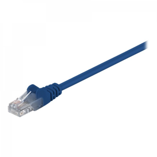 Goobay | 68385 | CAT 5e patch cable, U/UTP, blue, 7.5 m