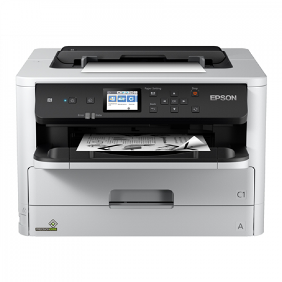 Epson Printer | WorkForce WF-M5298DW | PrecisionCore™ Print Head | Mono | A4 | Wi-Fi | Grey