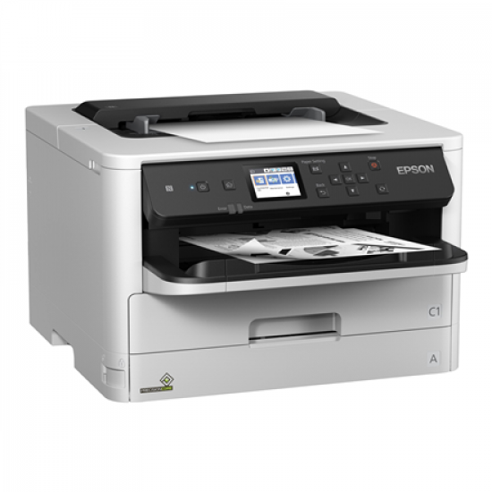 Epson Printer | WorkForce WF-M5298DW | PrecisionCore™ Print Head | Mono | A4 | Wi-Fi | Grey