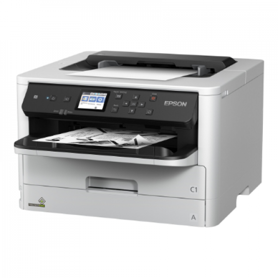 Epson Printer | WorkForce WF-M5298DW | PrecisionCore™ Print Head | Mono | A4 | Wi-Fi | Grey