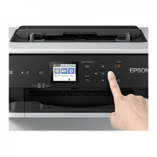 Epson Printer | WorkForce WF-M5298DW | PrecisionCore™ Print Head | Mono | A4 | Wi-Fi | Grey