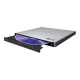 H.L Data Storage | Ultra Slim Portable DVD-Writer | GP57ES40 | Interface USB 2.0 | DVD±R/RW | CD read speed 24 x | CD write speed 24 x | Silver | Desktop/Notebook
