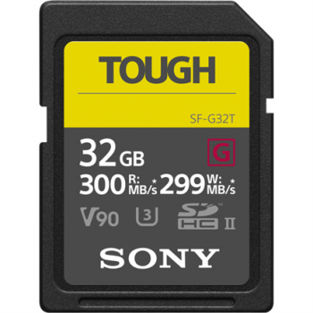 Sony | Tough Series | UHS-II | 32 GB | SDHC Memory Card | Flash memory class V90 / U3 / Class 10