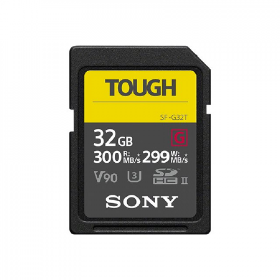 Sony | Tough Series | UHS-II | 32 GB | SDHC Memory Card | Flash memory class V90 / U3 / Class 10