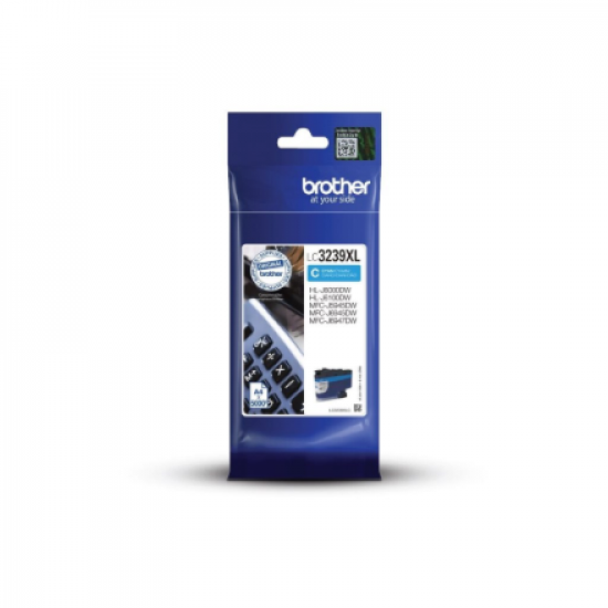 Brother High-yield Ink Cartridge | LC3239XLC | Ink | Cyan