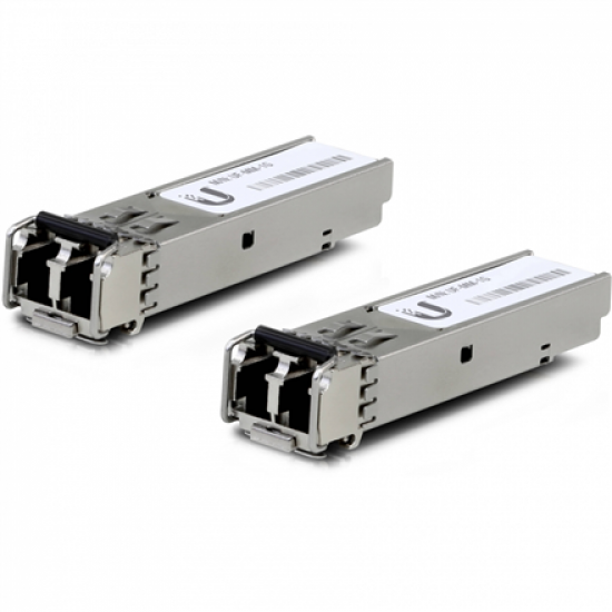 Ubiquiti | UF-MM-1G | SFP | Multi-Mode Fiber | Dual LC | 10/100/1000 Mbit/s | Wavelength 850 nm | Maximum transfer distance 550 m | 0 to +70C