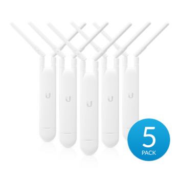 UniFi | UAP-AC-M-5Pack Mesh Access Point | 802.11ac | 867 Mbit/s | 10/100/1000 Mbit/s | Ethernet LAN (RJ-45) ports 1 | MU-MiMO Yes | 12 month(s)
