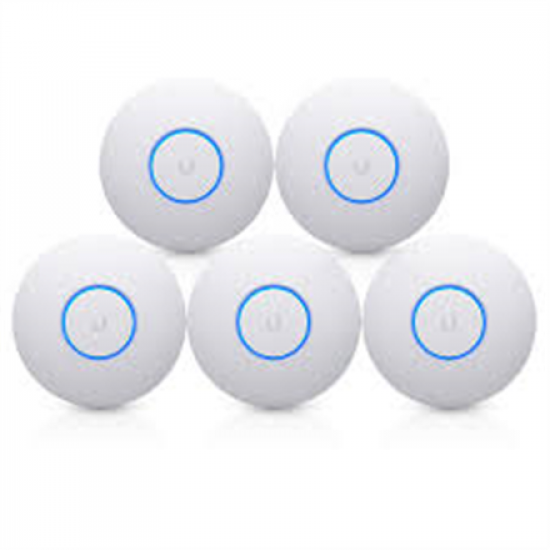 UniFi | UAP-nanoHD-5Pack | 802.11ac | 1733 Mbit/s | 10/100/1000 Mbit/s | Ethernet LAN (RJ-45) ports 1 | MU-MiMO Yes
