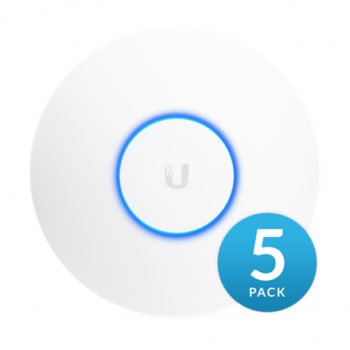 Ubiquiti | UAP-AC-HD-5Pack Wave 2 Access point | 802.11ac | 2.4/5.0 | 1733 Mbit/s | 10/100/1000 Mbit/s | Ethernet LAN (RJ-45) ports 2 | MU-MiMO Yes | PoE in | Antenna type Internal
