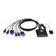 Aten | KVM  Cable KVM Switches  CS22U Search Product or keyword   2-Port USB VGA Cable KVM Switch with Remote Port Selector