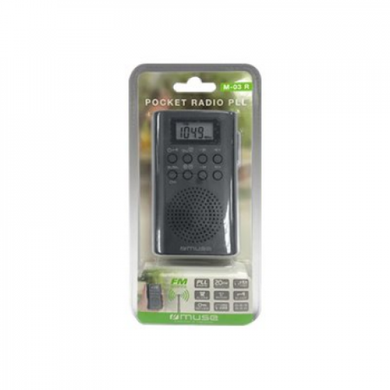 Muse | Pocket radio | M-03R | Black
