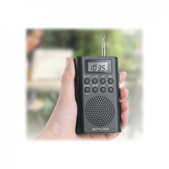 Muse | Pocket radio | M-03R | Black