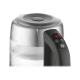 Adler | Kettle | AD 1247 NEW | With electronic control | 1850 - 2200 W | 1.7 L | Stainless steel, glass | 360° rotational base | Stainless steel/Transparent