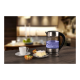 Adler | Kettle | AD 1247 NEW | With electronic control | 1850 - 2200 W | 1.7 L | Stainless steel, glass | 360° rotational base | Stainless steel/Transparent