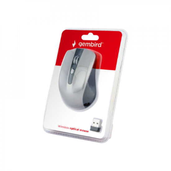 Gembird | Mouse | MUSW-4B-04-BG | Standard | Wireless | Black/ Space Grey
