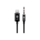 Goobay | 66805 Apple Lightning audio connection cable, (3.5 mm) | Apple Lightning male (8-pin) | 3.5 mm female (3-pin, stereo)