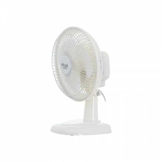 Adler | Fan with clip | AD 7317 | Table Fan | White | Diameter 15 cm | Number of speeds 2 | 30 W