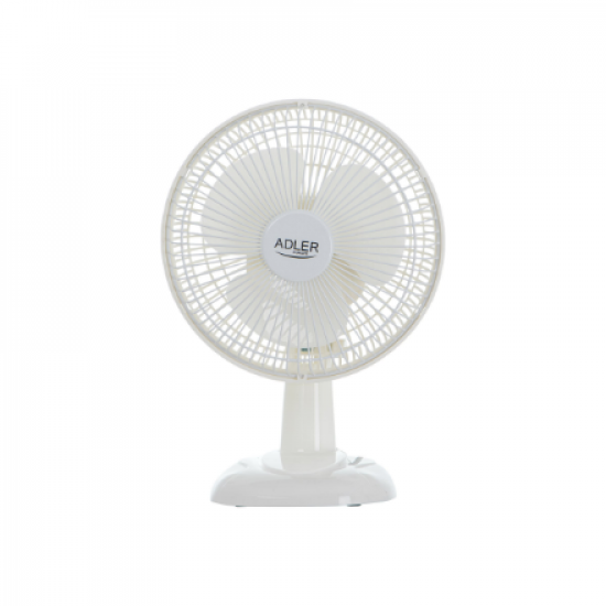 Adler | Fan with clip | AD 7317 | Table Fan | White | Diameter 15 cm | Number of speeds 2 | 30 W
